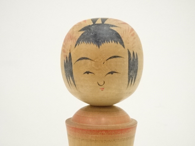 伝統こけし　鳴子系　佐藤俊雄作品　全長約45㎝ 佐藤俊夫 | Kokeshi Wiki